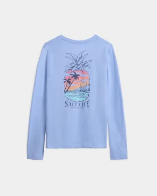 Women's Never Lost V-Neck Long Sleeve Fitted Shirt