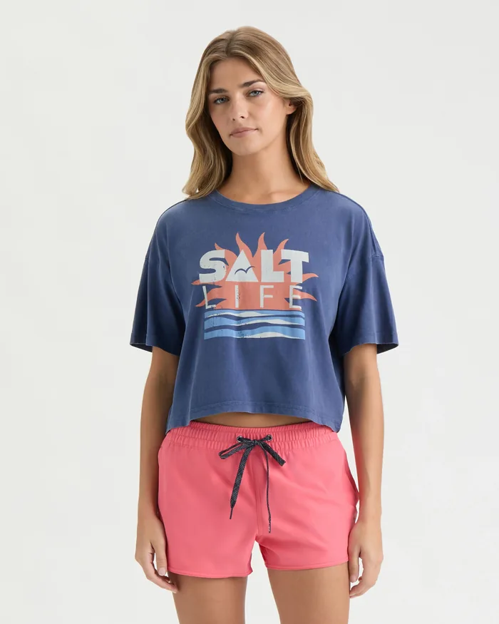 Women’s Big Sun Cropped Tee - Image 3