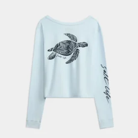 Women’s Sea Cruiser Cropped Long Sleeve Shirt