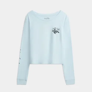 Alternative view of Women’s Sea Cruiser Cropped Long Sleeve Shirt