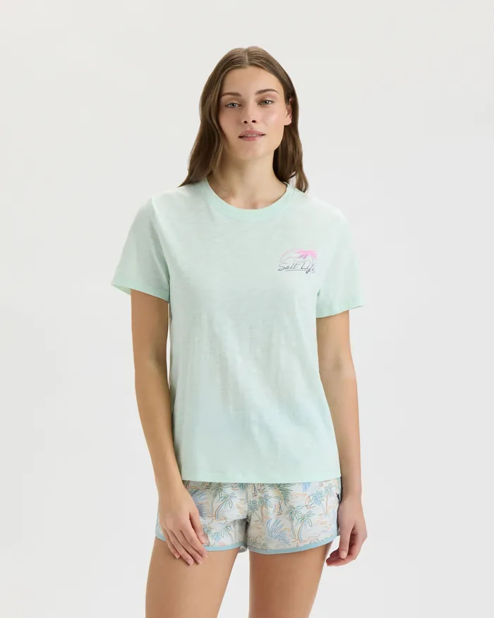 Women’s Smooth Paradise Boyfriend Tee - Image 2