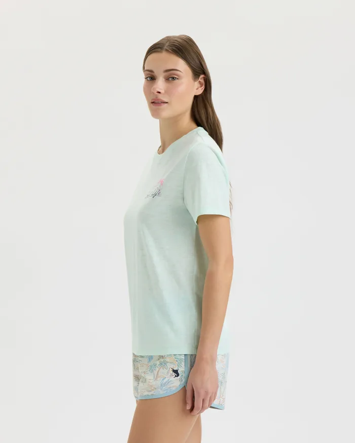 Women’s Smooth Paradise Boyfriend Tee - Image 6