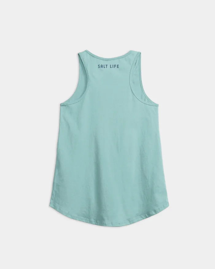 Women’s Sand Sun Salt Racerback Tank - Image 2