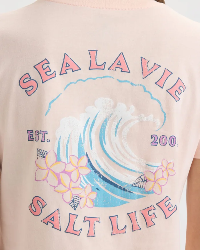 Women’s Sea La Vie Salty 30’s Tee - Image 4