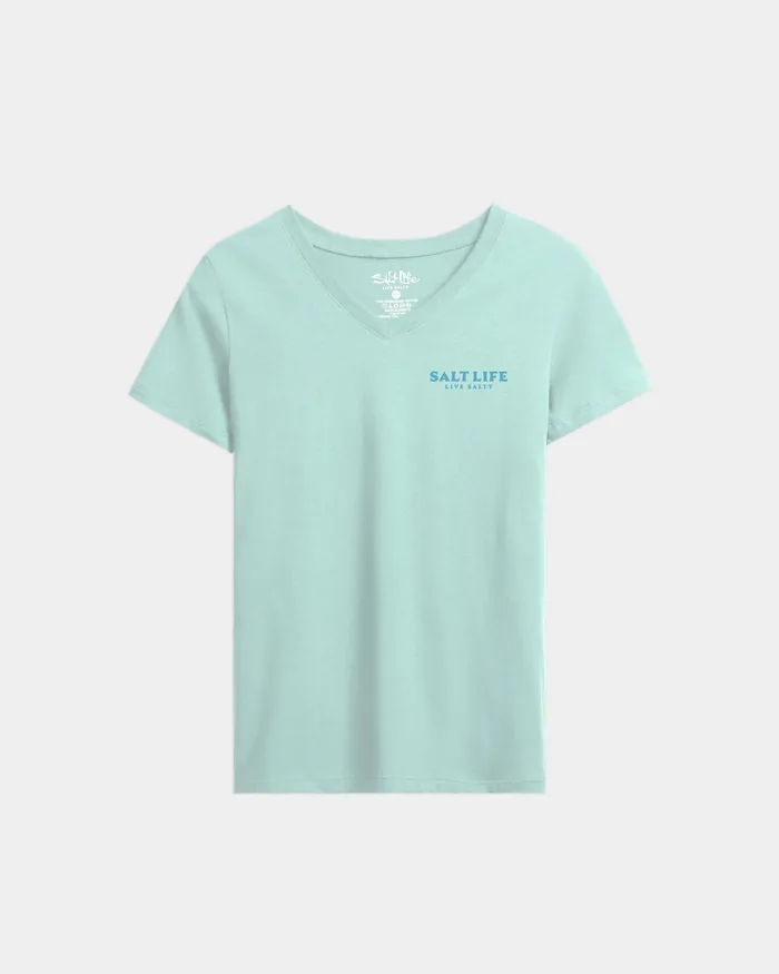 Women’s Away We Go V-Neck Tee - Image 2