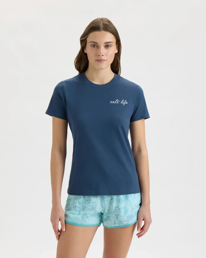 Women’s Shells & Stripes 30’s Tee - Image 2