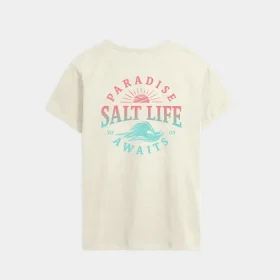 Women’s Awaiting Paradise Salt Wash Tee