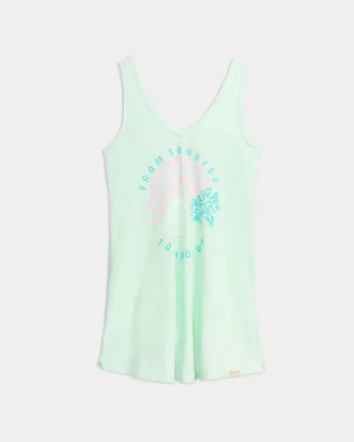 Women’s Sunrise Sunset Slub Beach Dress
