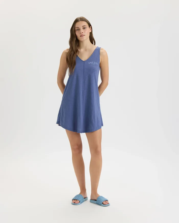 Women’s Surf to Paradise Slub Beach Dress - Image 6