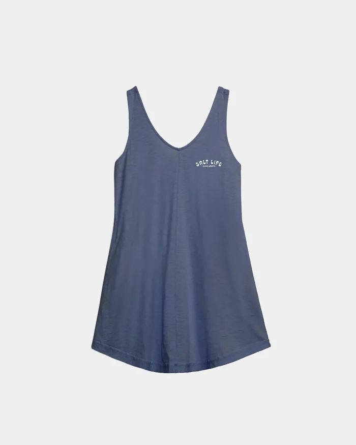 Women’s Surf to Paradise Slub Beach Dress - Image 7