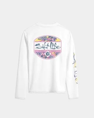 Women’s Hollywood Hibiscus Badge Performance Long Sleeve