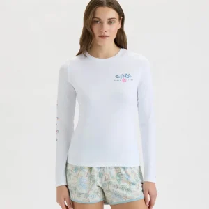 Alternative view of Women’s Hollywood Hibiscus Badge Performance Long Sleeve