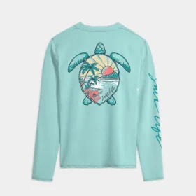 Women’s Sunset Turtle Performance Long Sleeve