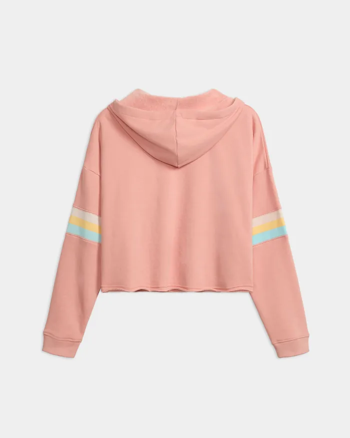 Women’s Baja Salt Oversized Crop Hoodie - Image 2