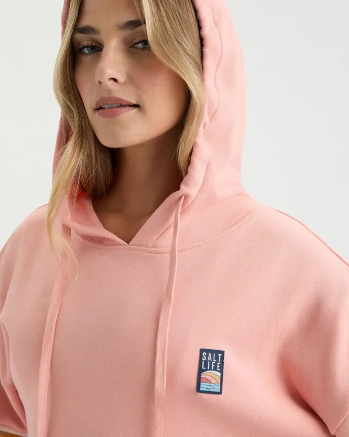 Women’s Baja Salt Oversized Crop Hoodie - Image 6