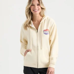 Alternative view of Women's Saltsation Ocean Washed Fleece Hoodie