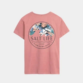 Women’s Tropical Retreat Salt Wash Tee