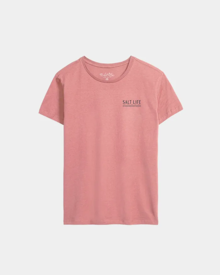 Women’s Tropical Retreat Salt Wash Tee - Image 2