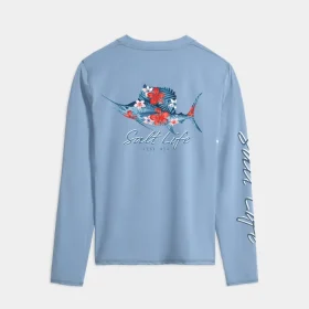 Women's Sailfish Camo Long Sleeve SLX Performance Tee