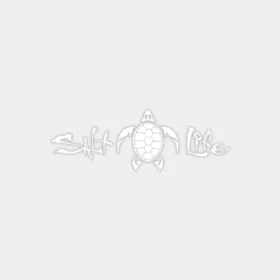 Signature Turtle Decal White