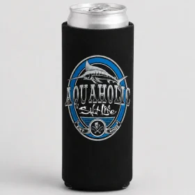 Aquaholic Skinny Can Holder