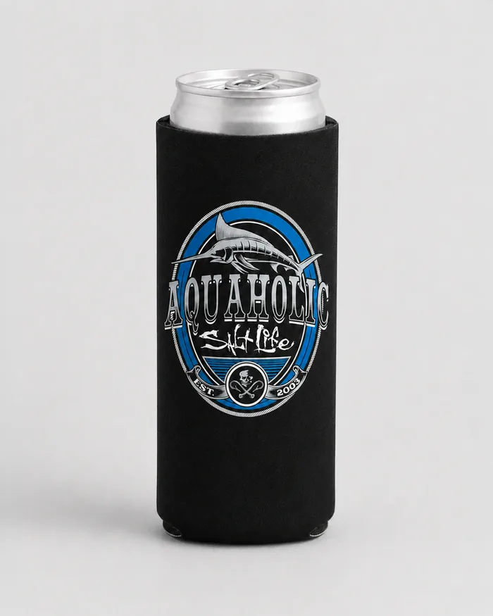 Aquaholic Skinny Can Holder