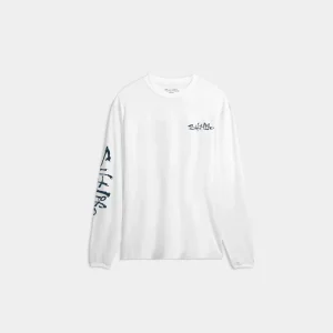 Alternative view of Youth Liquid Depth Badge Long Sleeve SLX Performance Tee