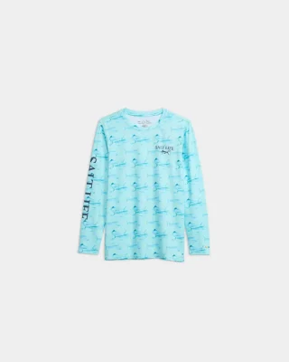 Youth Dragnet Long Sleeve SLX Performance Tee