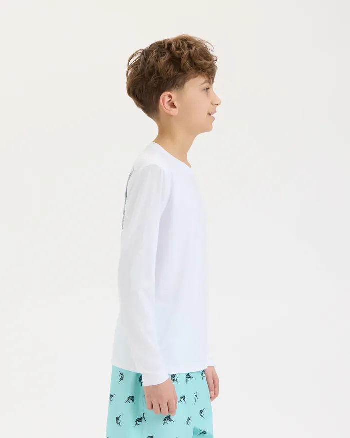Youth Underwater SLX Performance Long Sleeve Tee - Image 3