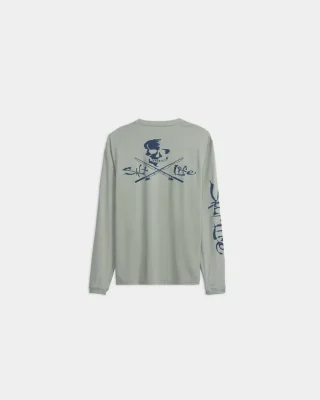 Youth Skull and Hooks SLX Performance Long Sleeve Tee