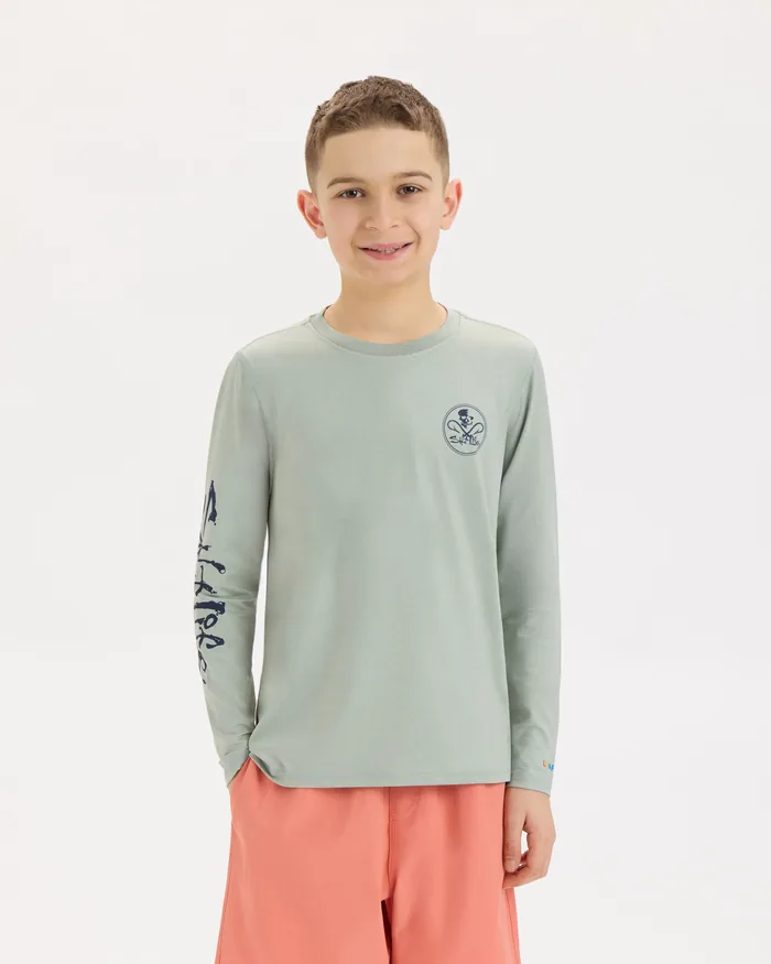 Youth Skull and Hooks SLX Performance Long Sleeve Tee - Image 2