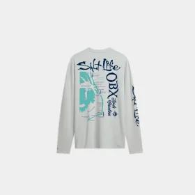 Youth OBX Map Long Sleeve Tee