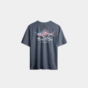 Youth Sailfish N' Bones SLX Performance Short Sleeve Tee