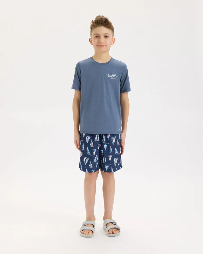 Youth Sailfish N' Bones SLX Performance Short Sleeve Tee - Image 5